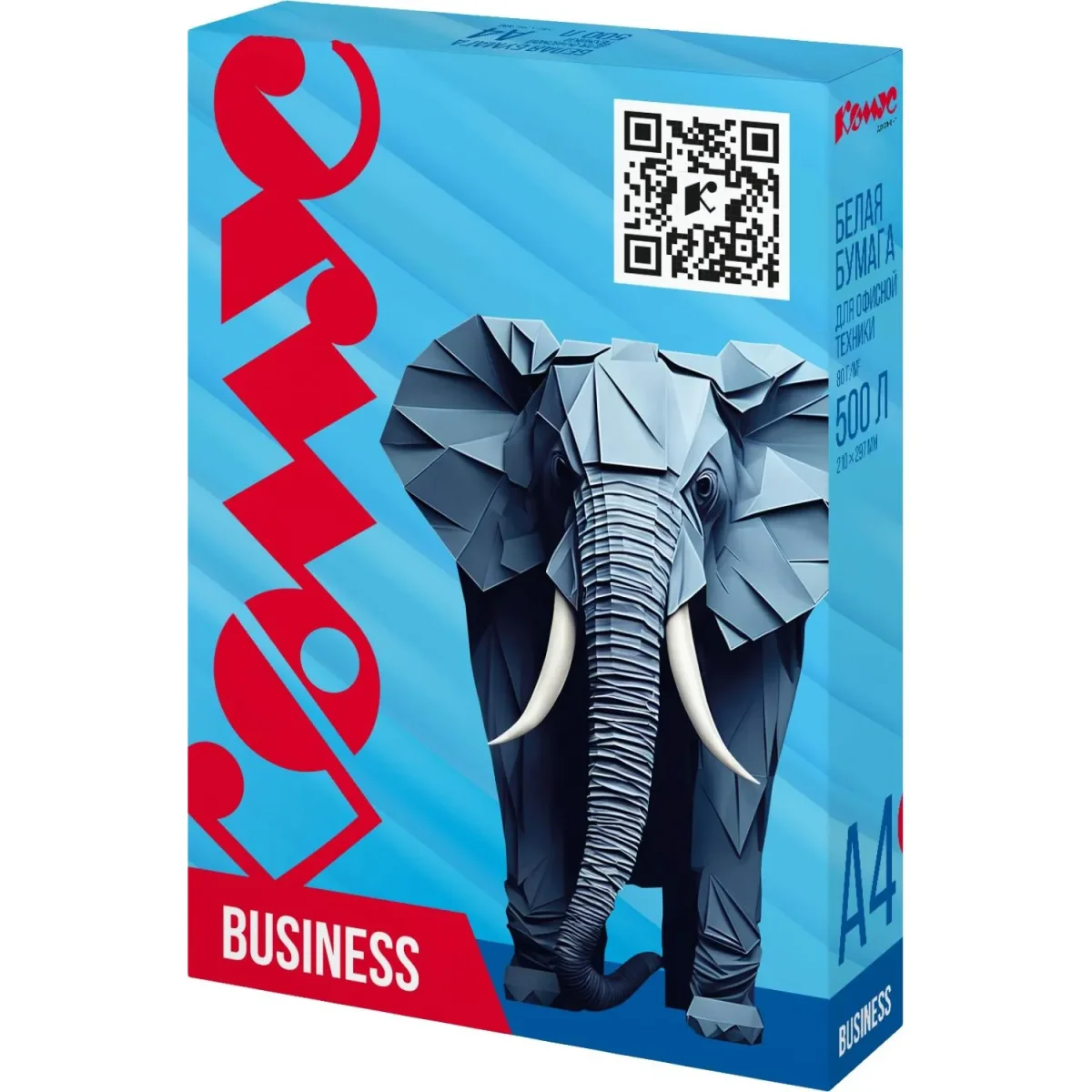 Бумага КОМУС ДОКУМЕНТ Business (А4, марка В, 80 г/кв.м, 500 л)