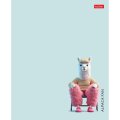 Тетрадь 48л А5ф клетка,скоба Пластик.облож,ассорт,Любитель альпак,090249