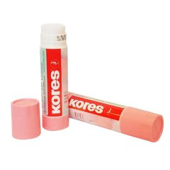 Клей-карандаш 20г Kores Pastel ассорти:розовый, желтый, фиолетовый ,мятный