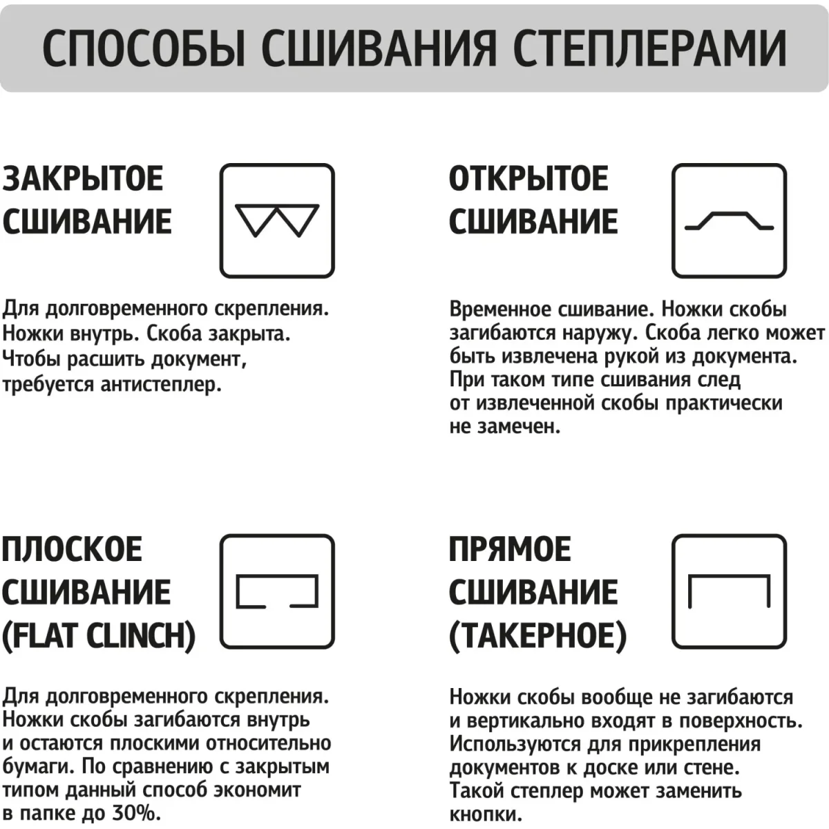 Степлер №10, до 10 листов, пластик, серый антистеп