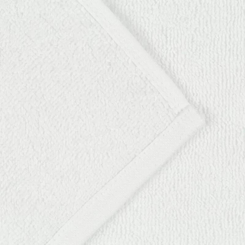 Полотенце Luscan махровое 50х70, 450 гр/м2, Oтель белый, Турция, 5 шт/уп