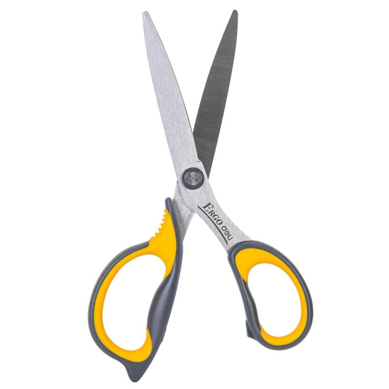 Ножницы Deli E77759 Soft офисные 170мм ТПЭ сталь ассорти блистер