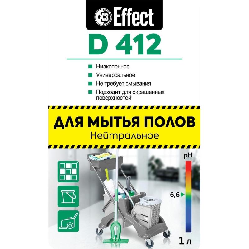 Профхим д/руч.мытья пола нейтрал Effect/DELTA 412, 1л
