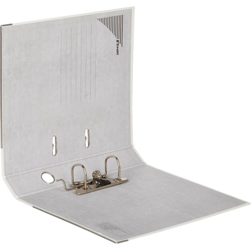 Папка-регистратор Комус Экономи 50мм белый жасмин,ПБП1,карм.кор.,мет.уг