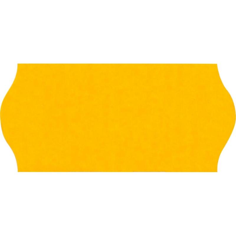 Этикет-лента 26х12 оранж волна 800 шт/рул 10рул/уп