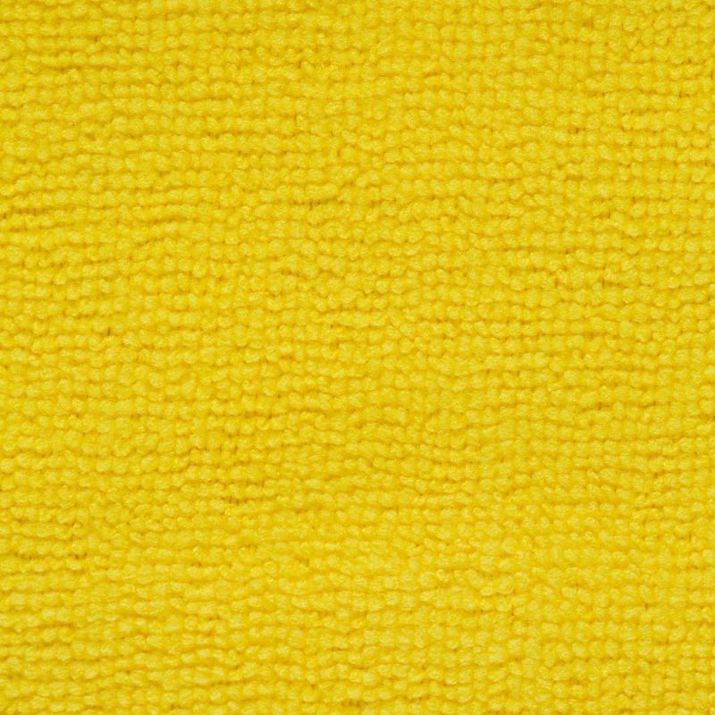 Тряпка для пола из микрофибры универсальная 220г/м2 50х80см желтая