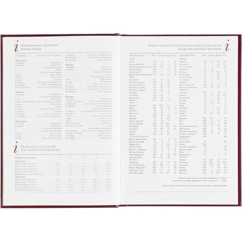 Ежедневник датированный 2026 А5+ IDEAL NEW бордовый 3-344/04