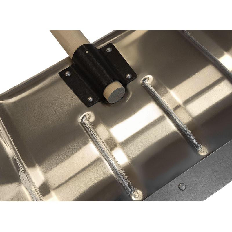 Лопата д/уборки снега ЛТР 50х30х140 см стальн/ковш(оцинк) с дерев/черенком