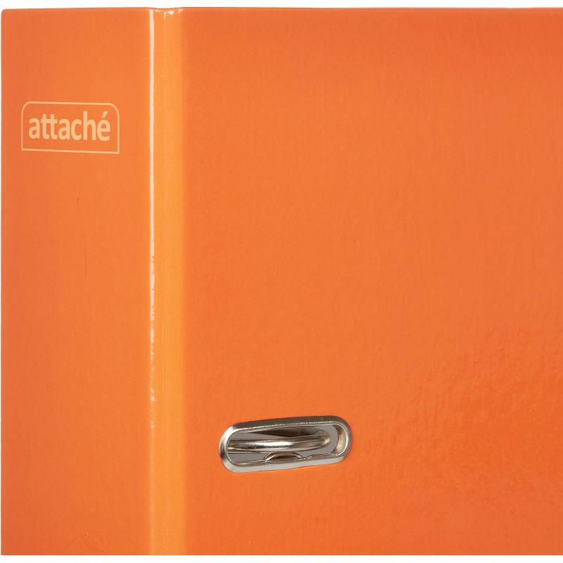Папка-регистратор Attache Fantasy 75мм ламин.картон оранжевый,бум/лам.карт