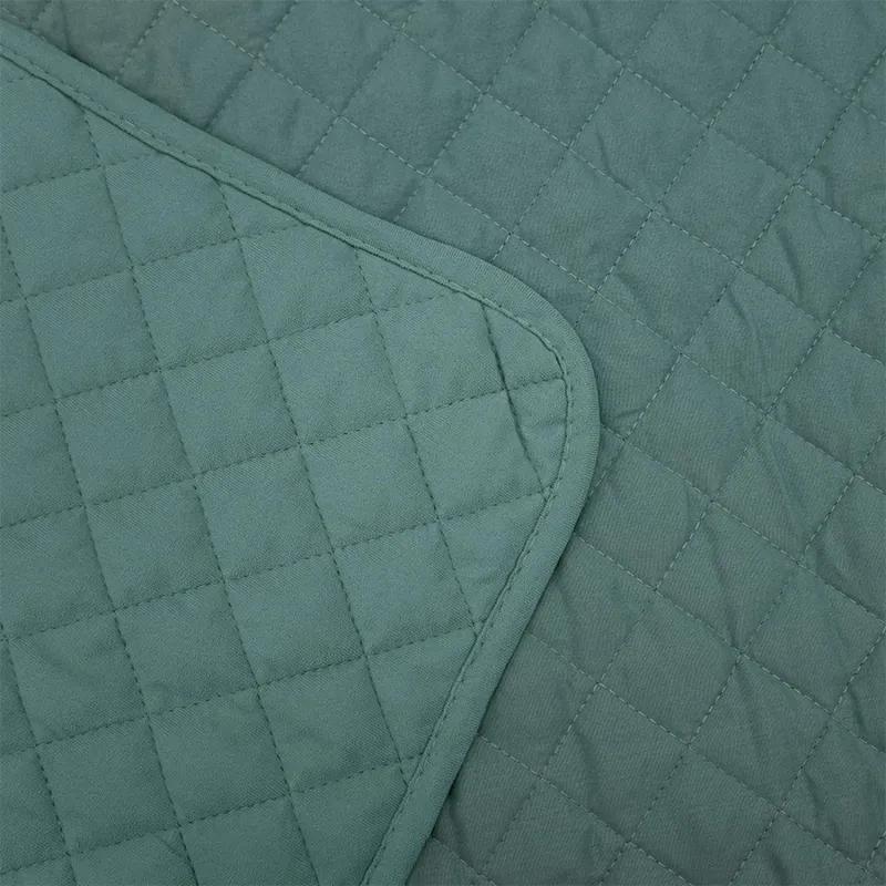 Покрывало 180х220 Теодора зеленый,161495