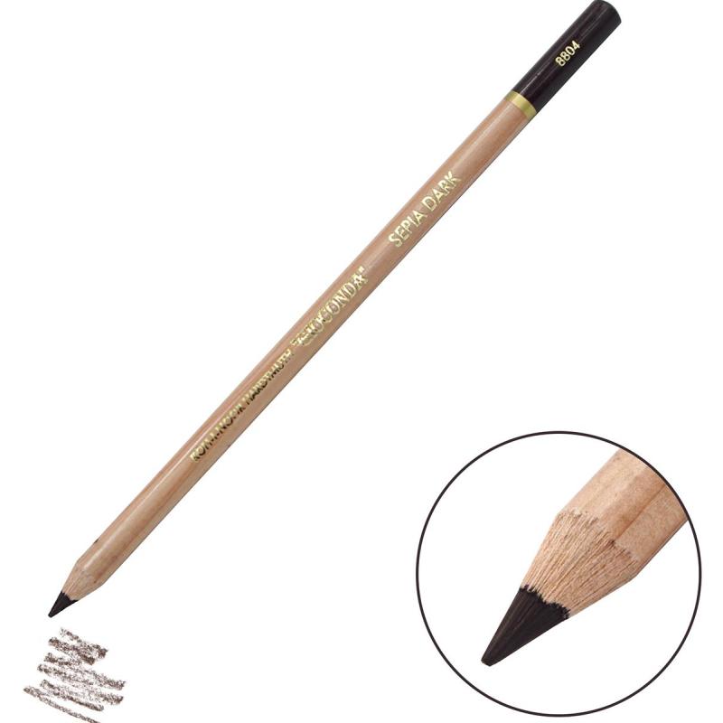 Сепия KOH-I-NOOR GIOCONDA темная в карандаше 8804012001KS