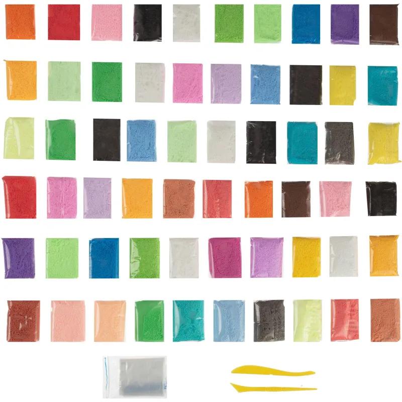 Воздушный пластилин легкий 48 цветов ClayFan набор