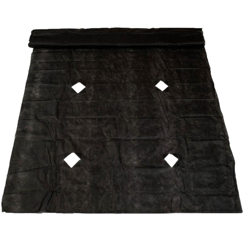 Материал мульчир,с перфор,10x1,6м,плот.80,с УФ-стабилиз,чер,1415668