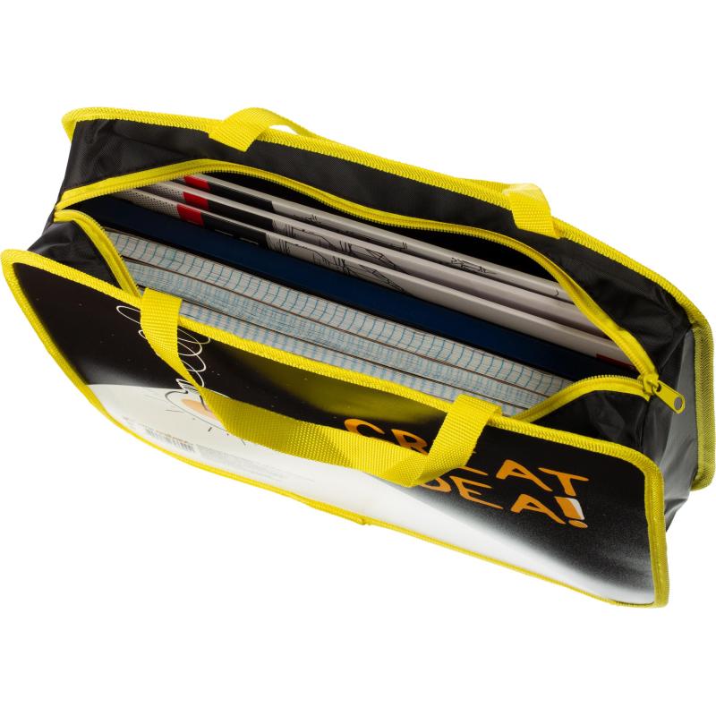 Папка детская  А4 пластиковая, с ручками ПМ-А4-26, КЛАССНАЯ ИДЕЯ 2025