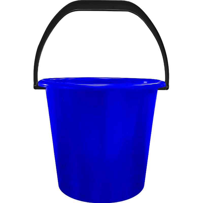 Ведро 10 л хозяйственное пластиковое синее