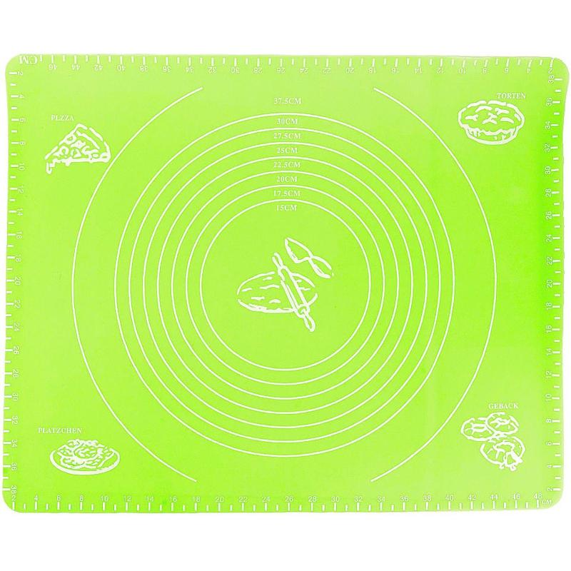 Коврик для выпечки и раскатки теста с разметкой 40х50см силикон 9902619