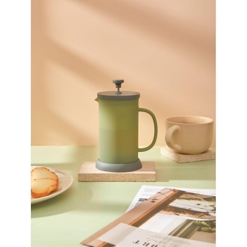 Френч-пресс 600 мл. Банджар ПП, боросиликатное стекло цв, фильтр-нерж ст