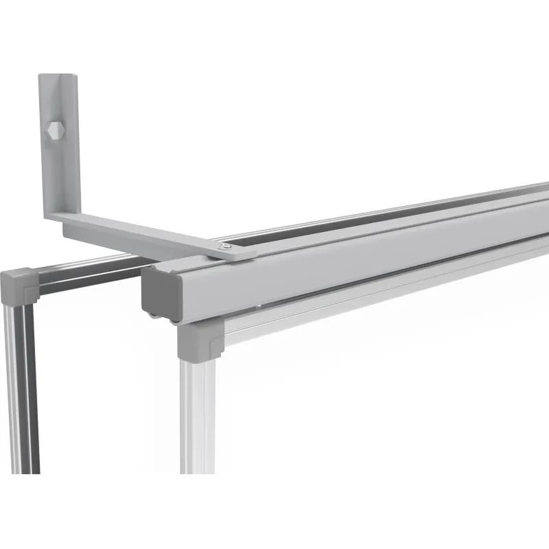 Доска раздвижная магнитно-маркер/мелов Attache 100х300 4хсекц.под инт.сист