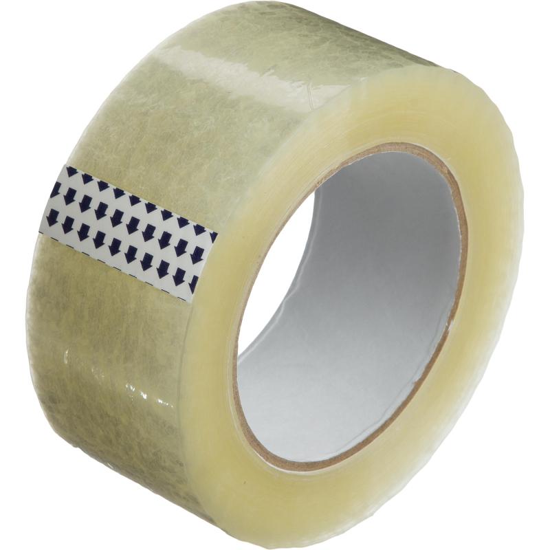 Клейкая лента упаковочная 48мм х 132м, прозрачный, 43мкм, 6 шт/уп