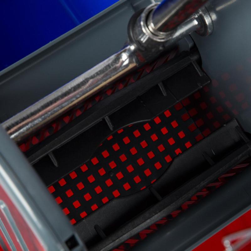 Тележка уборочная с отж. прессом Luscan Prof 2х17л 118,5x40x100,5см