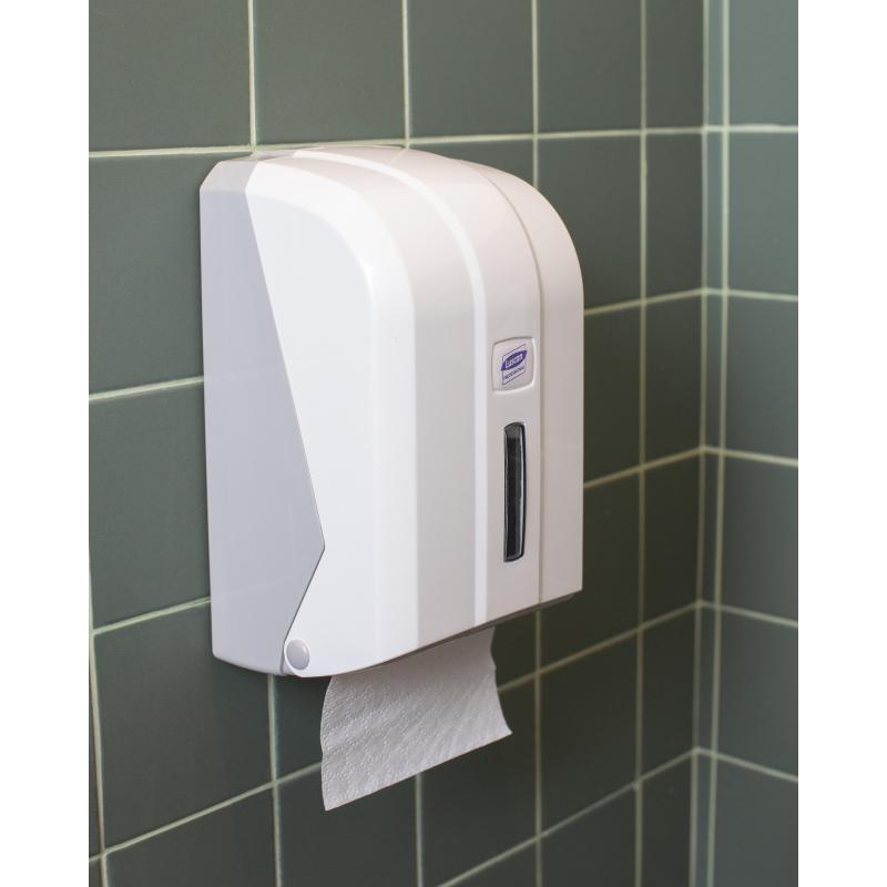 Диспенсер для полотенец лист Luscan Professional Vсложбелый