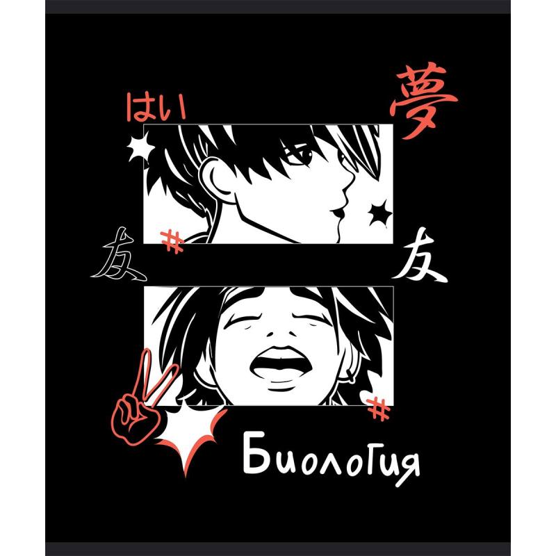 Тетрадь предметная набор Комус Класс Аниме 48л А5 офсет 65г/м2 10 предметов