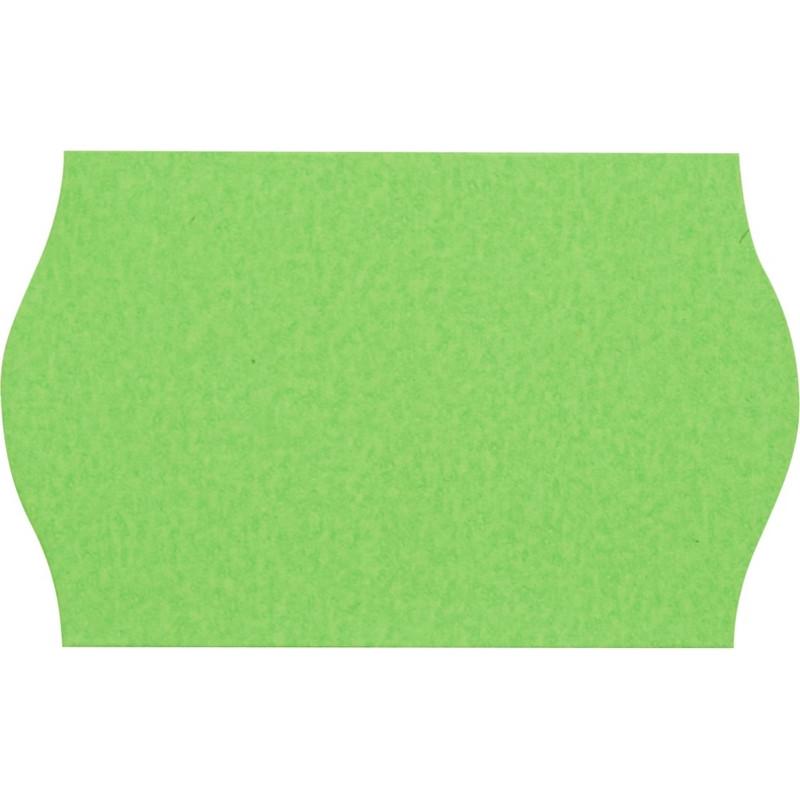 Этикет-лента 26х16 зел волна 1000шт/рул 10рул/уп