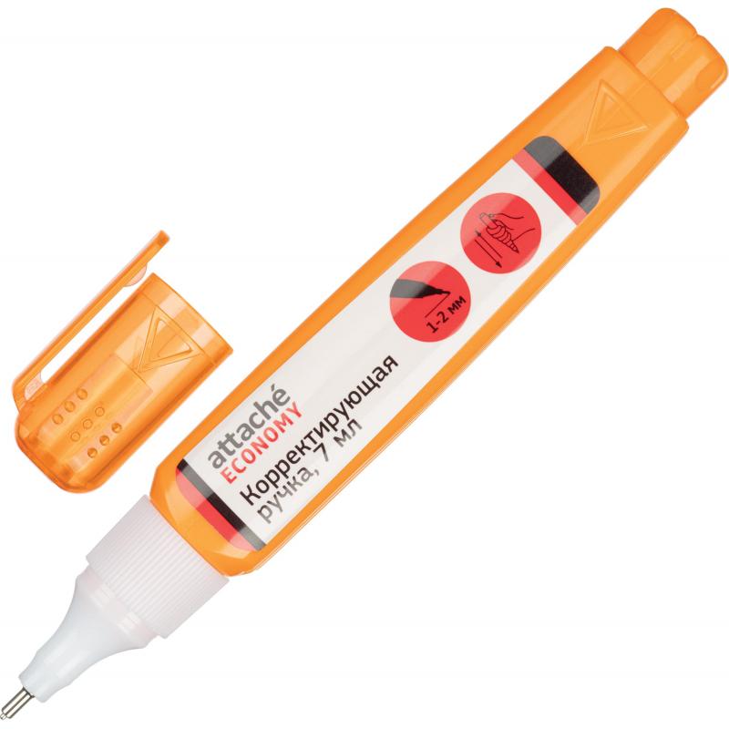 Корректирующий карандаш 7мл Attache Economy, мета ллический наконечник