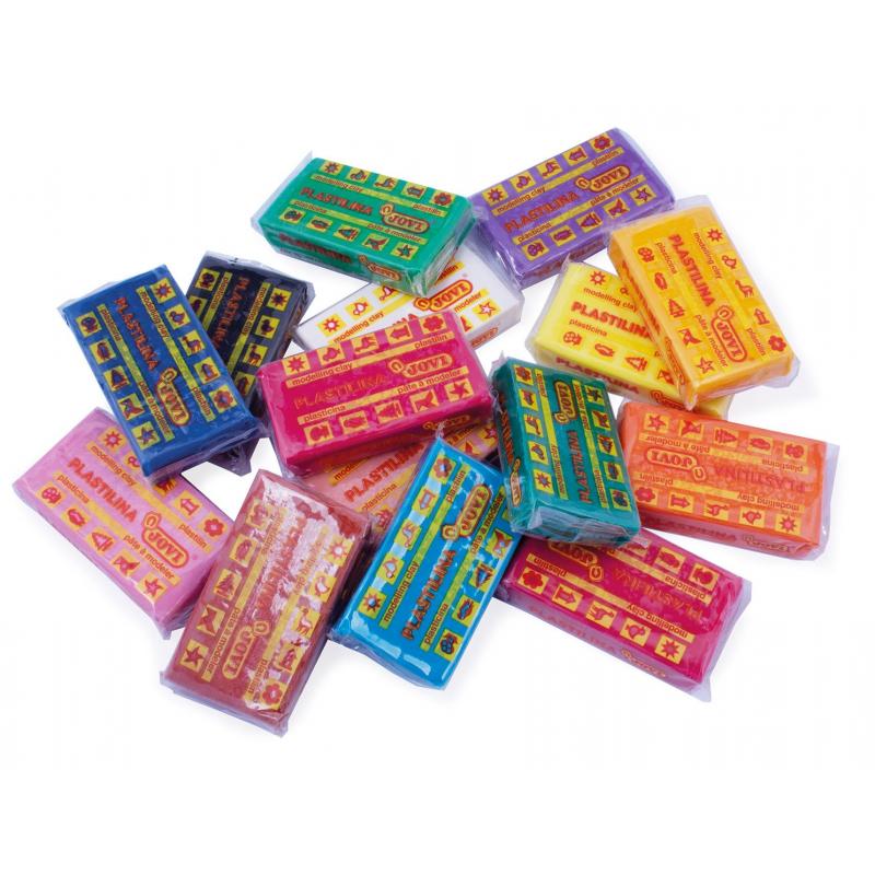 Пластилин на растит.осн.JOVI 10 цв.500 г, картон, 70/10S