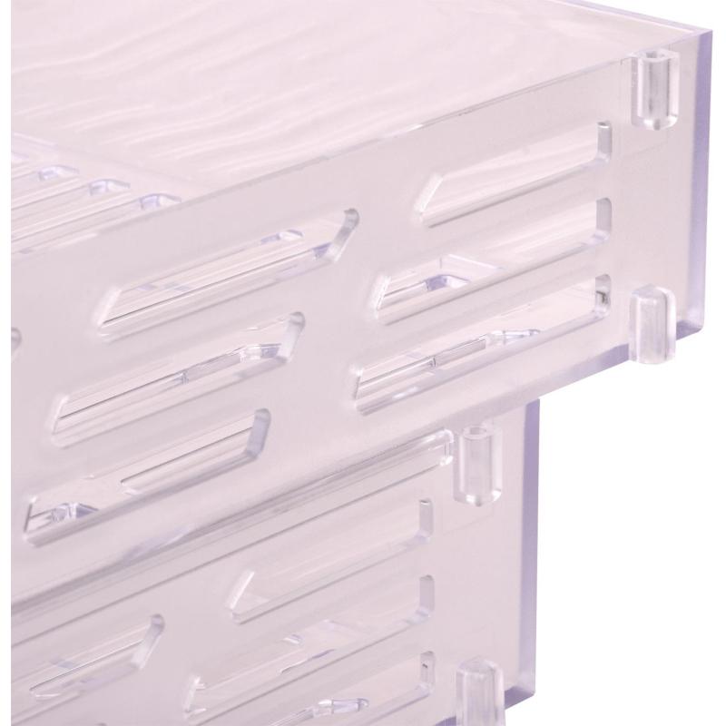 Лоток горизонтальный для бумаг Attache 2шт/наб на металл стерж прозрачный