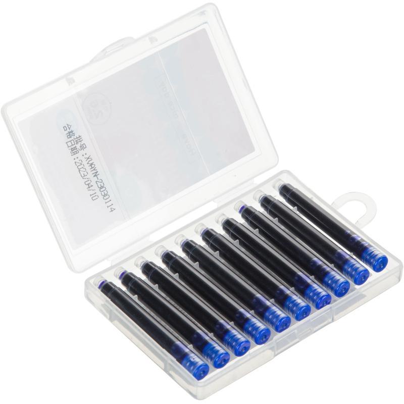 Картридж чернильный для перьевой ручки M&G синий 0,6г x 10шт/уп, пласт.кейс