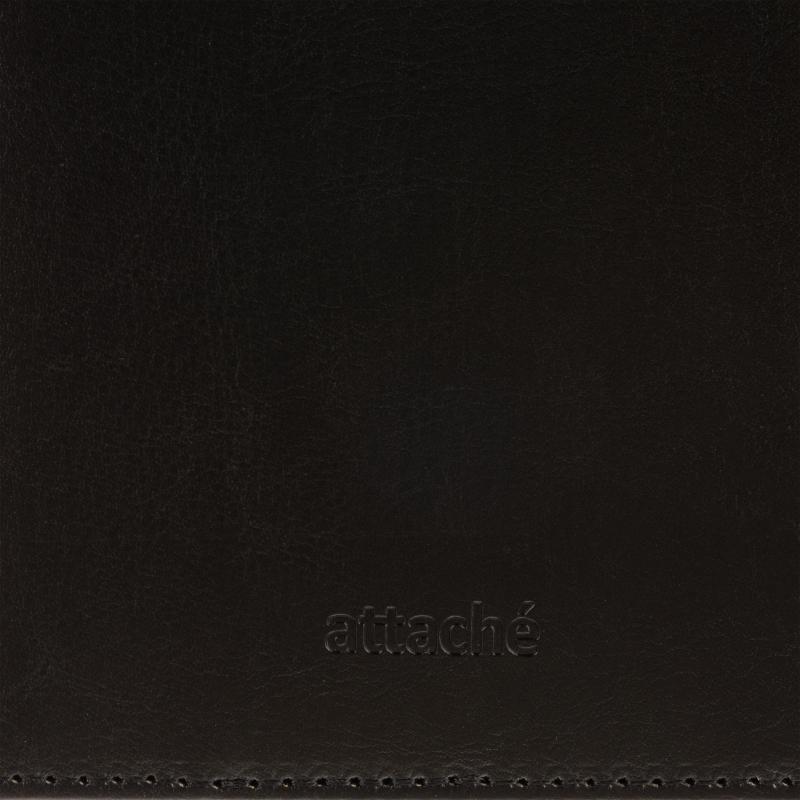 Ежедневник недатированный Attache А5, 160л, 138x213мм под кожу, черный