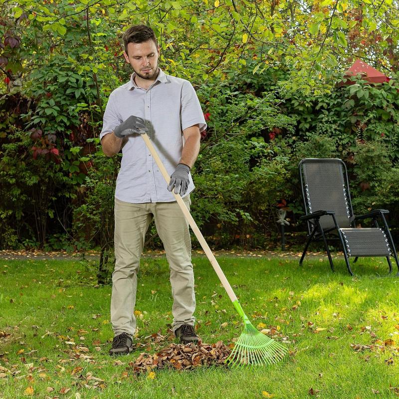 Грабли веерные Palisad металл 22 зуба 42.5 см без черенка