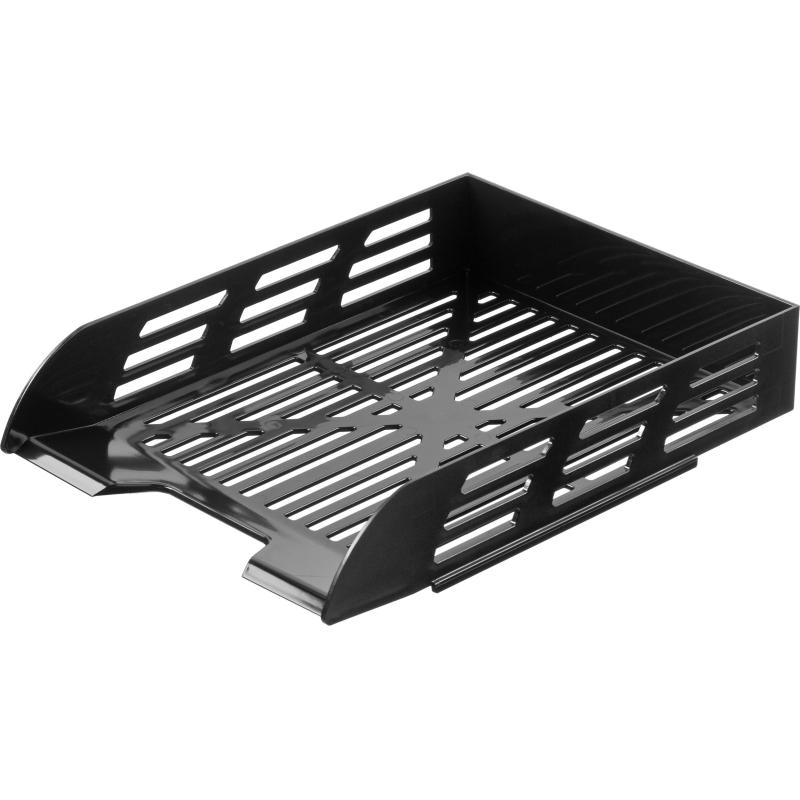 Лоток горизонтальный для бумаг Выбор есть сетчатый непрозрачный черный