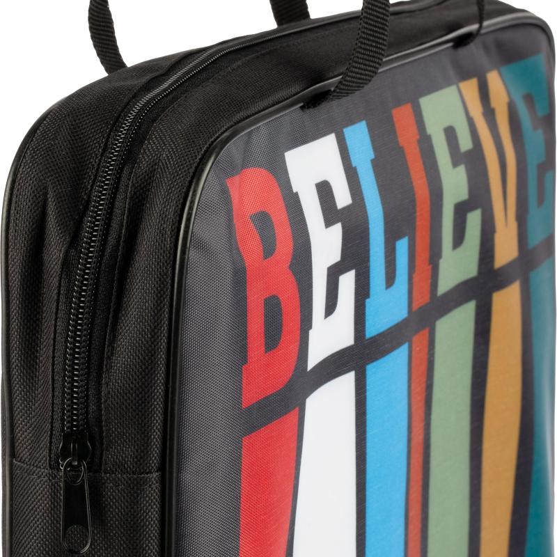 Папка школьника А4 с ручками + твердое дно, ШИРОКАЯ,ПШ-11, ВЕРЬ В СЕБЯ 2023