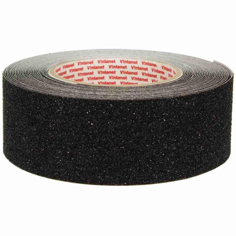 Клейкая лента противоскользящая AS60 Vintanet,сред.зерн.,черная,50мм х 10м