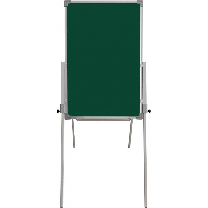 Флипчарт мольберт двусторонний комбинир.BoardSYS, h 1,0м, алюм.цветная рама