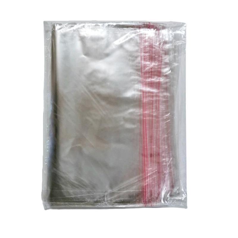 Пакет фасовочный ПП 40x50+5  с клеевым клапаном 20мкм 100 шт/уп