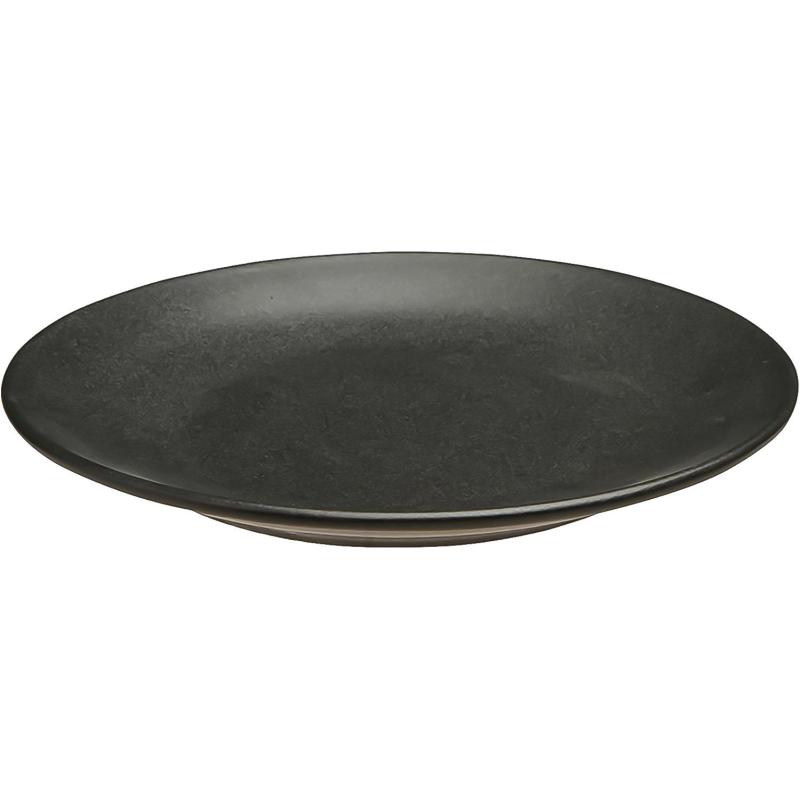 Тарелка безбортовая,d=28см,фарфор,черный Seasons (187628 черный)