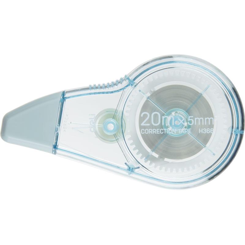 Корректирующая лента Deli EH366 5мм x 20 м, цвет в ассортим, блистер