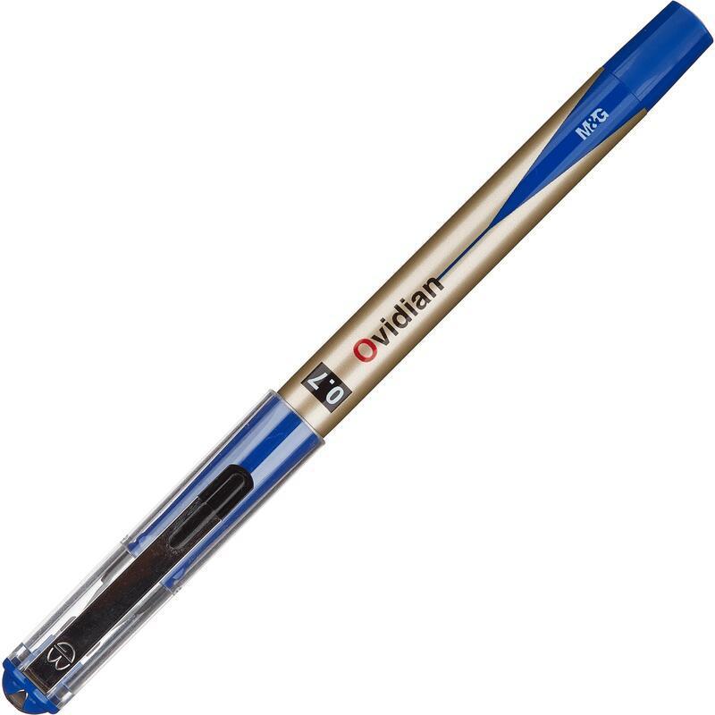 Ручка гелевая неавтомат. M&G Ovidian линия 0,5мм син AGP11571220700H