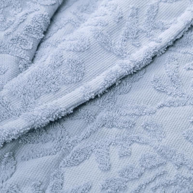 Халат  Махровый  ROESIA Шалевый Женский серый, L-XL, 300гр/м2