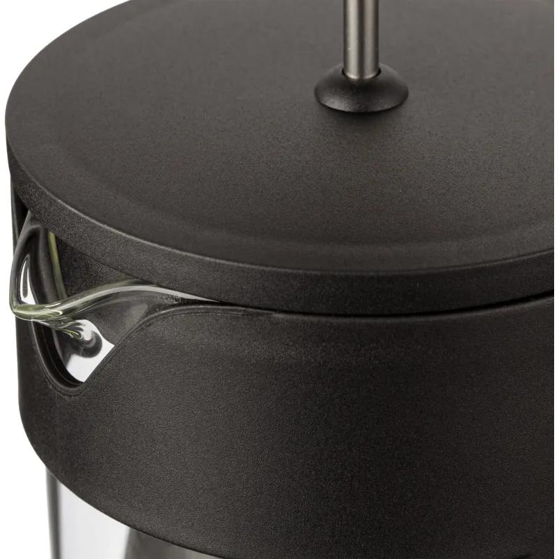 Френч-пресс 600мл Дзелинда боросил.стекло, пластик ручка (B095)