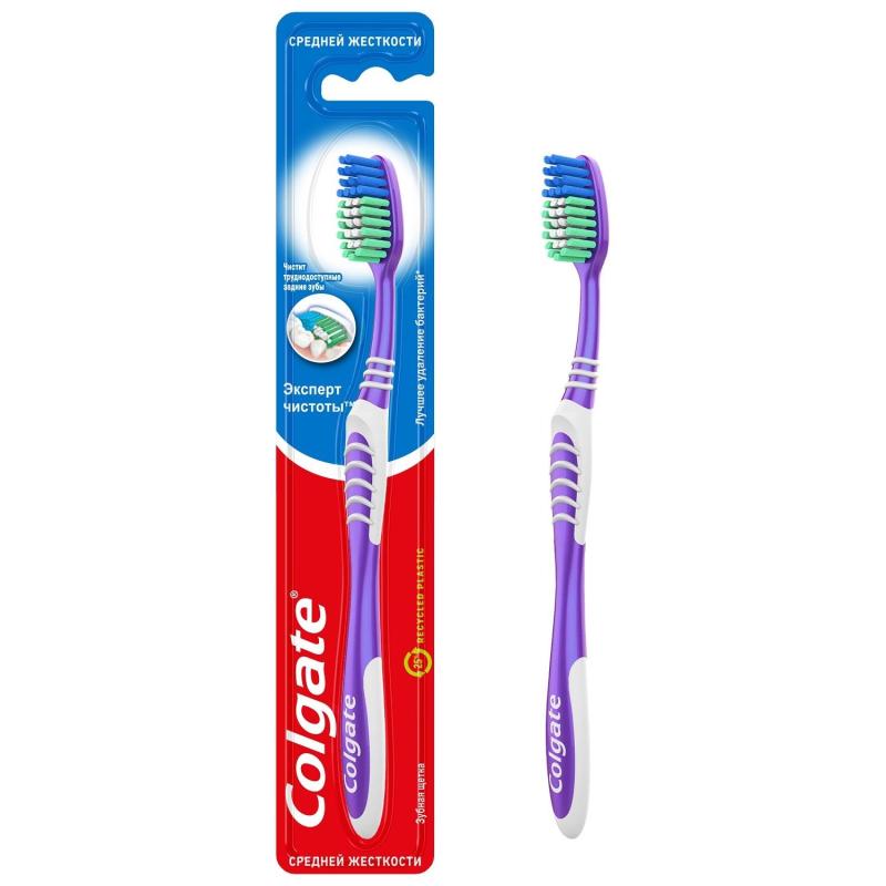 Зубная щетка COLGATE Эксперт Чистоты средняя жест FVN52149