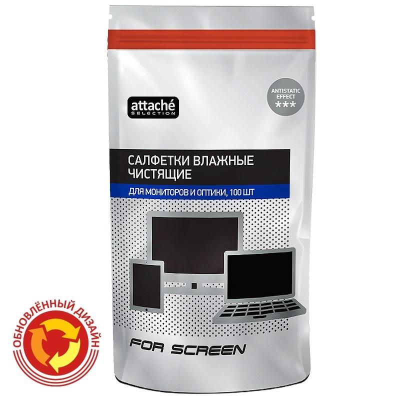 Салфетки д/экранов Luscan, з/блок, 100 шт, 130х170