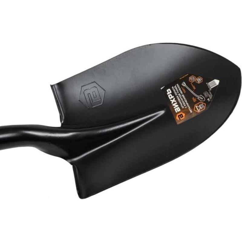 Лопата штыковая с изогнутой тулей, металлический черенок Вихрь 73/7/1/7