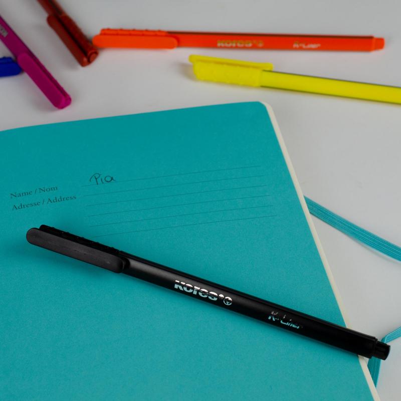 Набор линеров Kores 0,4мм набор из 12цв./уп, пластик, 28112