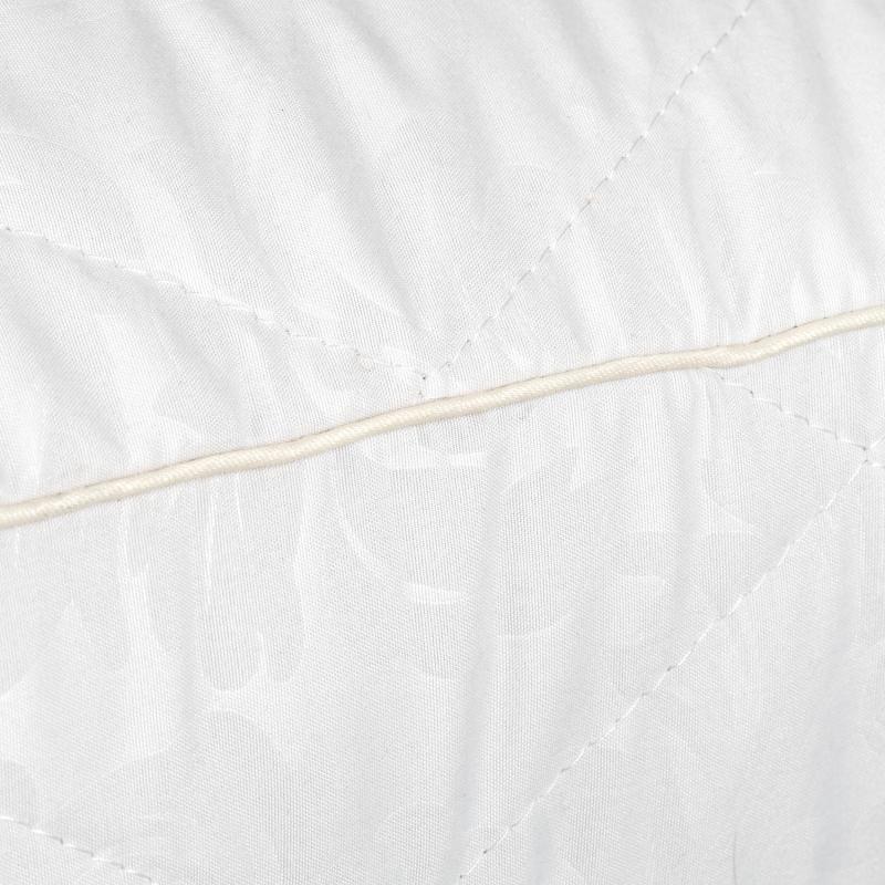 Подушка Luscan 70х70 см стеганная микрофибра/верблюжья шерсть, с кантом