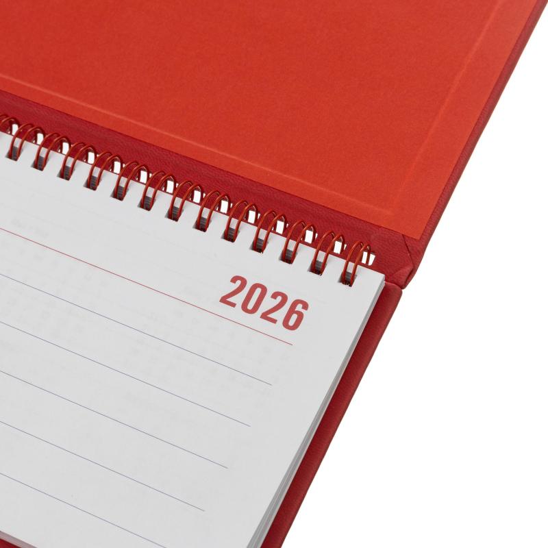 Планинг датированный 2026 ATTACHE 57л, 340х130, Сиам красный