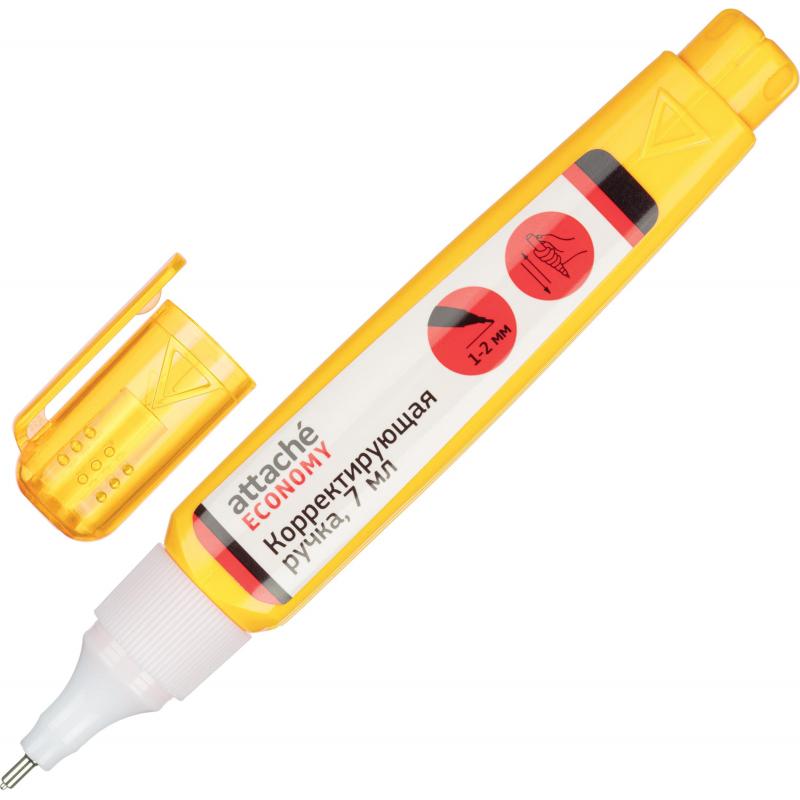 Корректирующий карандаш 7мл Attache Economy, мета ллический наконечник